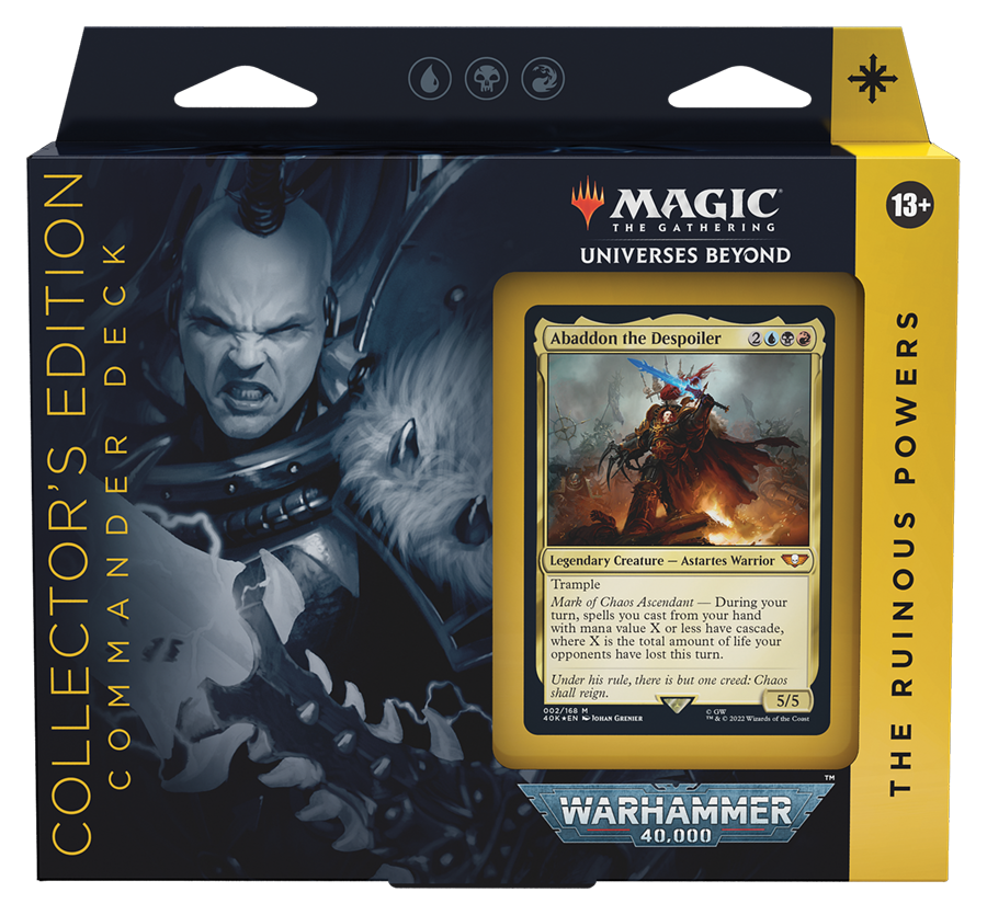 Universes Beyond: Warhammer 40,000 - Commander Deck (The Ruinous Powers - Collector's Edition) | Shuffle n Cut Hobbies & Games