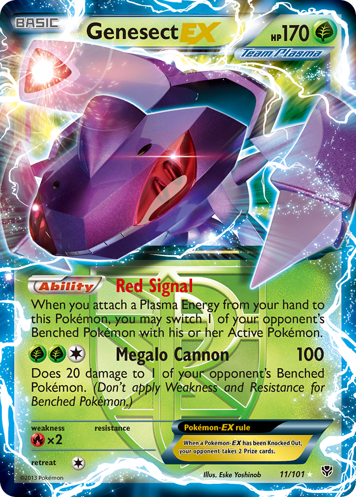 Genesect EX (11/101) [Black & White: Plasma Blast] | Shuffle n Cut Hobbies & Games