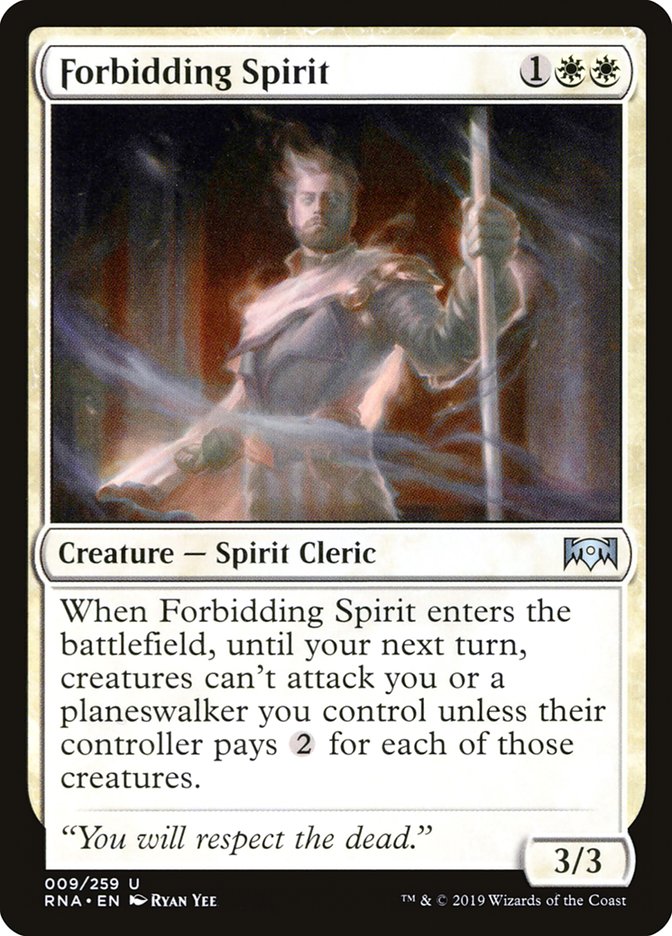 Forbidding Spirit [Ravnica Allegiance] | Shuffle n Cut Hobbies & Games