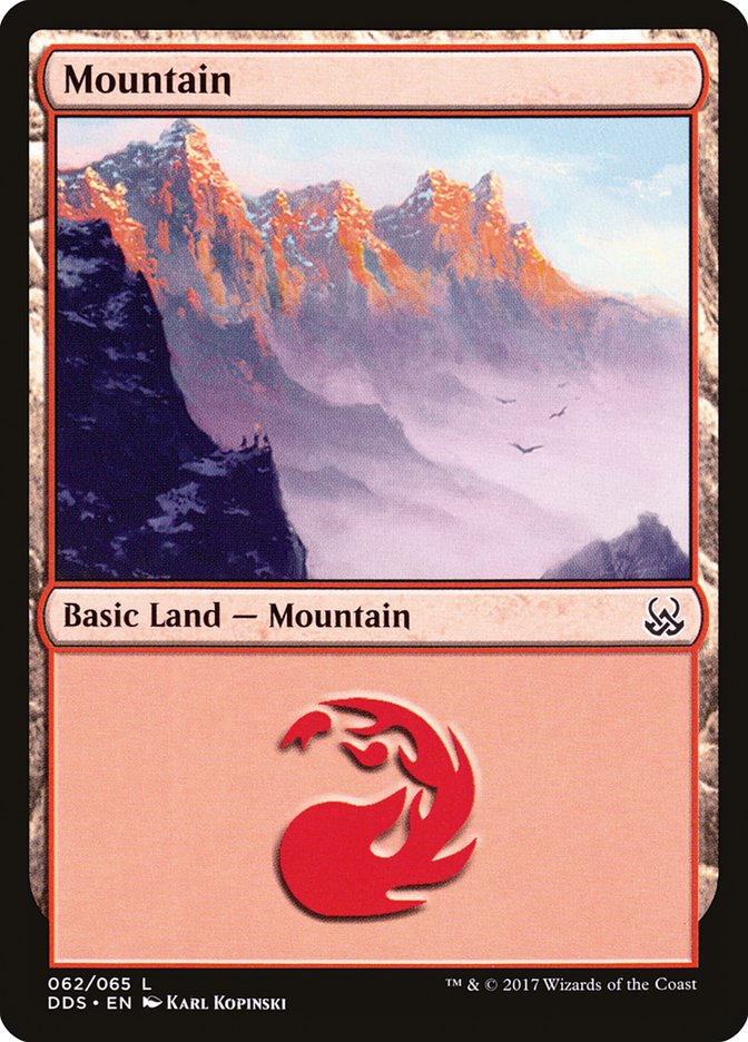 Mountain (62) [Duel Decks: Mind vs. Might] | Shuffle n Cut Hobbies & Games