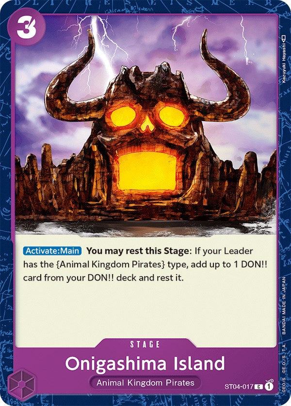 Onigashima Island [Starter Deck: Animal Kingdom Pirates] | Shuffle n Cut Hobbies & Games