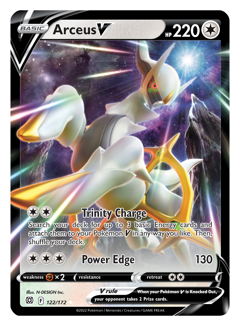 Arceus V (122/172) [Sword & Shield: Brilliant Stars] | Shuffle n Cut Hobbies & Games