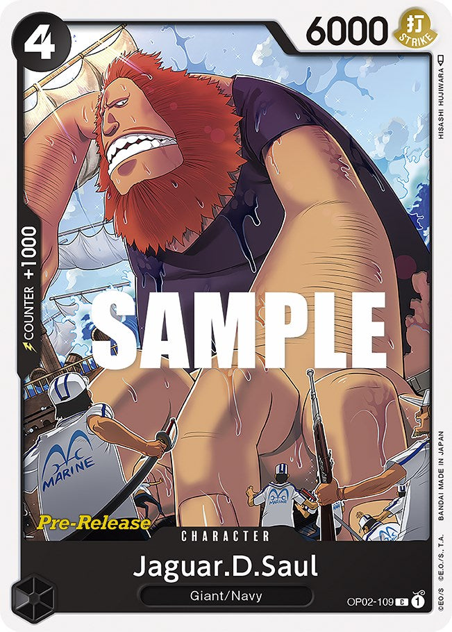 Jaguar.D.Saul [Paramount War Pre-Release Cards] | Shuffle n Cut Hobbies & Games