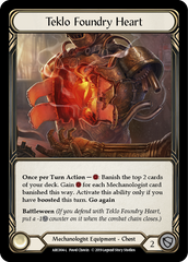Teklo Foundry Heart [ARC004-L] 1st Edition Cold Foil | Shuffle n Cut Hobbies & Games