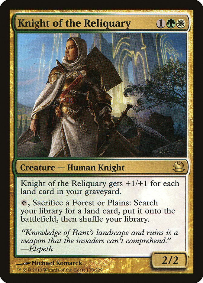 Knight of the Reliquary [Modern Masters] | Shuffle n Cut Hobbies & Games