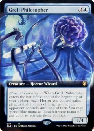 Grell Philosopher (Extended Art) [Commander Legends: Battle for Baldur's Gate] | Shuffle n Cut Hobbies & Games