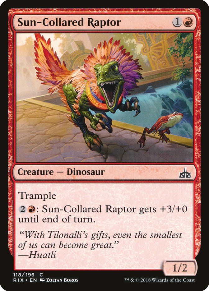 Sun-Collared Raptor [Rivals of Ixalan] | Shuffle n Cut Hobbies & Games