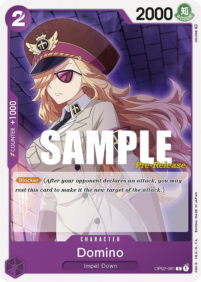 Domino [Paramount War Pre-Release Cards] | Shuffle n Cut Hobbies & Games