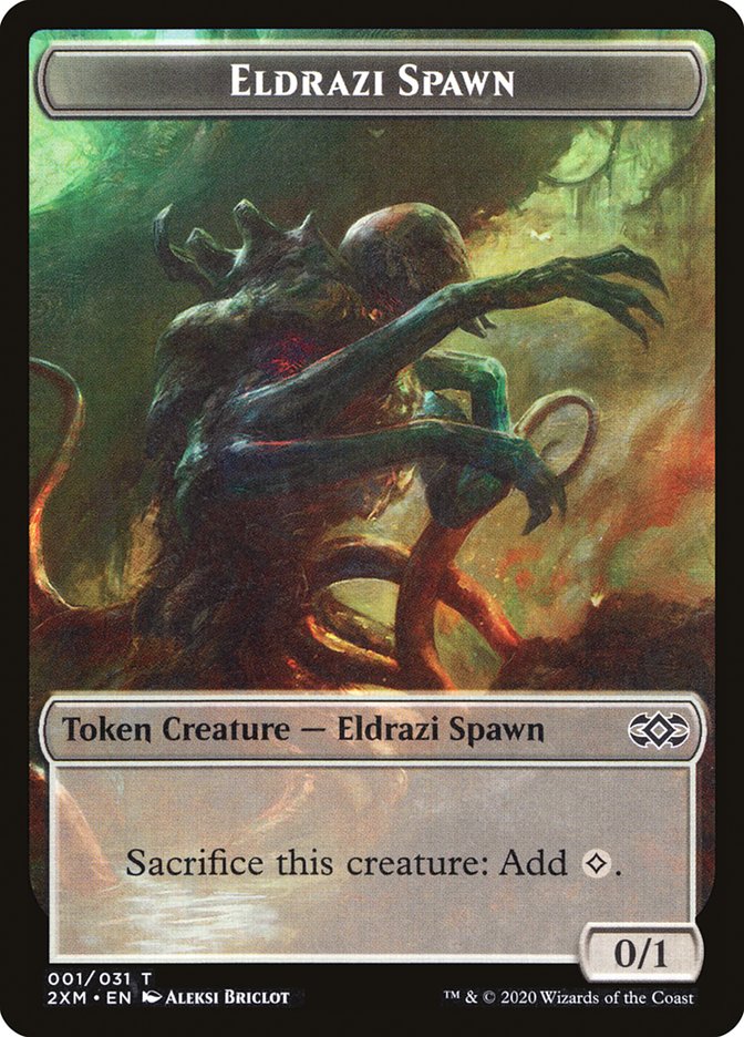 Eldrazi Spawn Token [Double Masters Tokens] | Shuffle n Cut Hobbies & Games