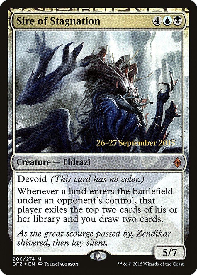 Sire of Stagnation [Battle for Zendikar Prerelease Promos] | Shuffle n Cut Hobbies & Games