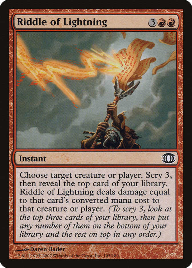 Riddle of Lightning [Future Sight] | Shuffle n Cut Hobbies & Games