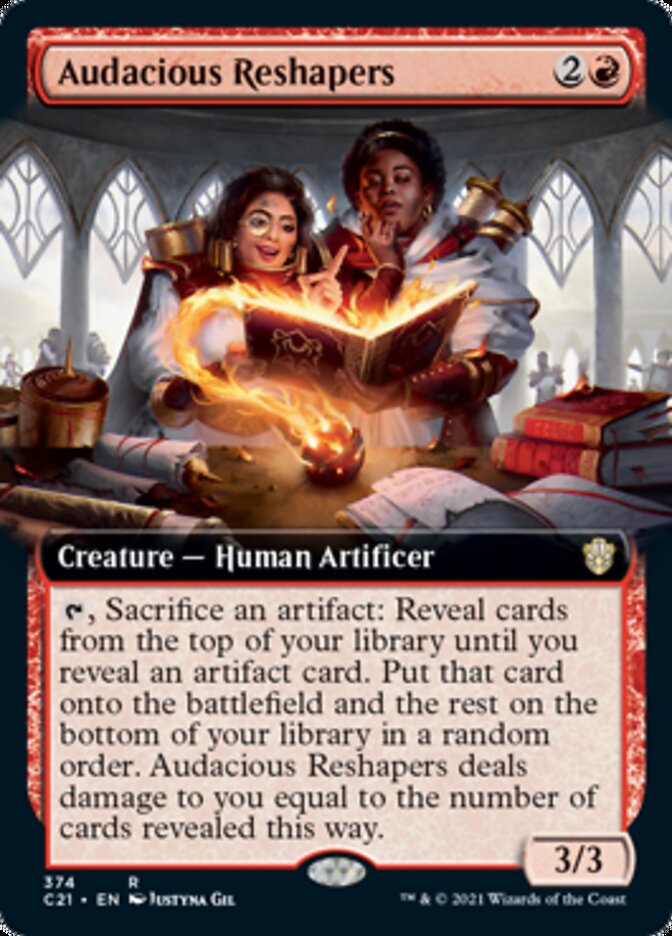 Audacious Reshapers (Extended Art) [Commander 2021] | Shuffle n Cut Hobbies & Games