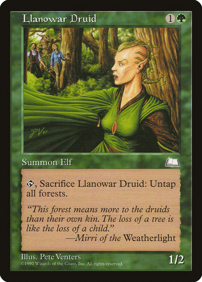 Llanowar Druid [Weatherlight] | Shuffle n Cut Hobbies & Games