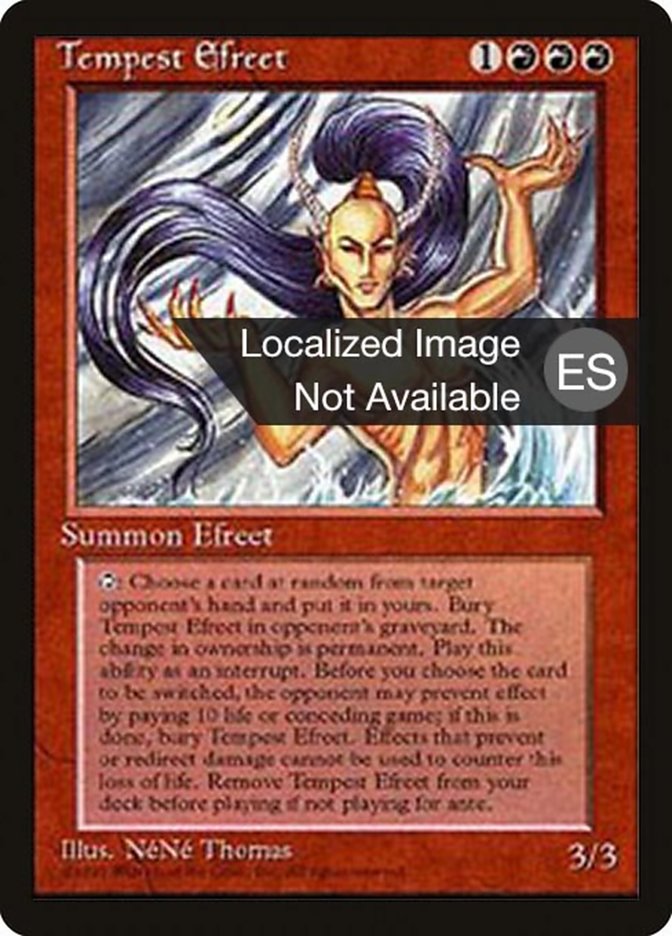 Tempest Efreet [Fourth Edition (Foreign Black Border)] | Shuffle n Cut Hobbies & Games