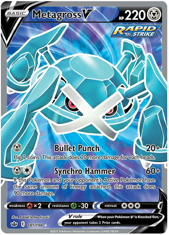 Metagross V (181/198) [Sword & Shield: Chilling Reign] | Shuffle n Cut Hobbies & Games