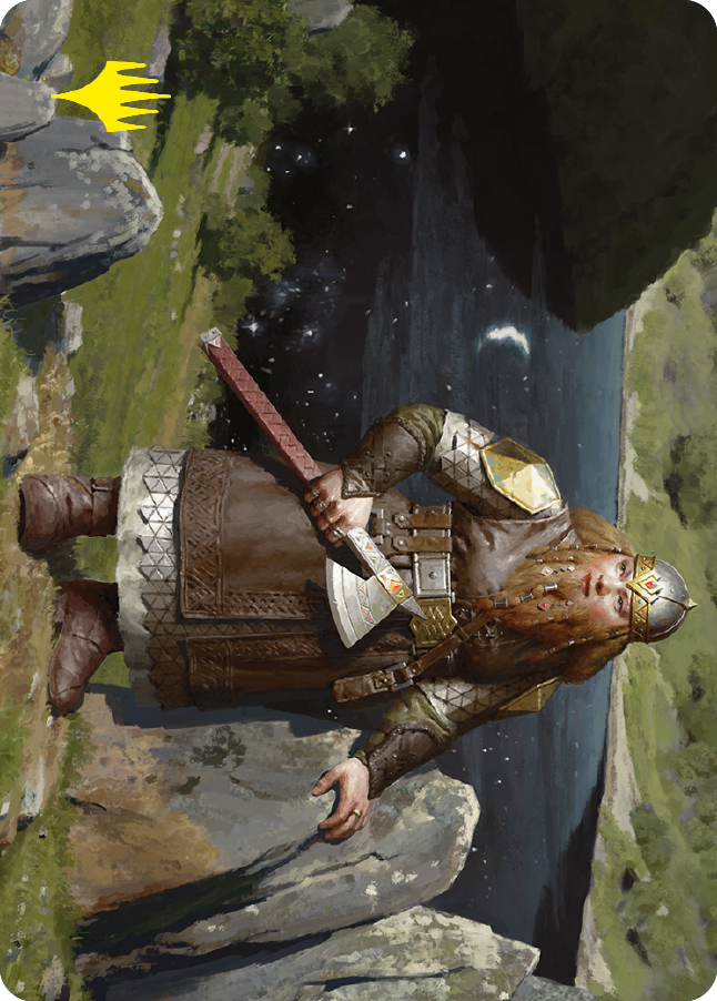 Mirrormere Guardian Art Card (Gold-Stamped Signature) [The Lord of the Rings: Tales of Middle-earth Art Series] | Shuffle n Cut Hobbies & Games