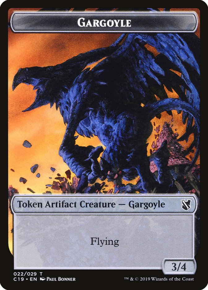 Gargoyle Token [Commander 2019 Tokens] | Shuffle n Cut Hobbies & Games