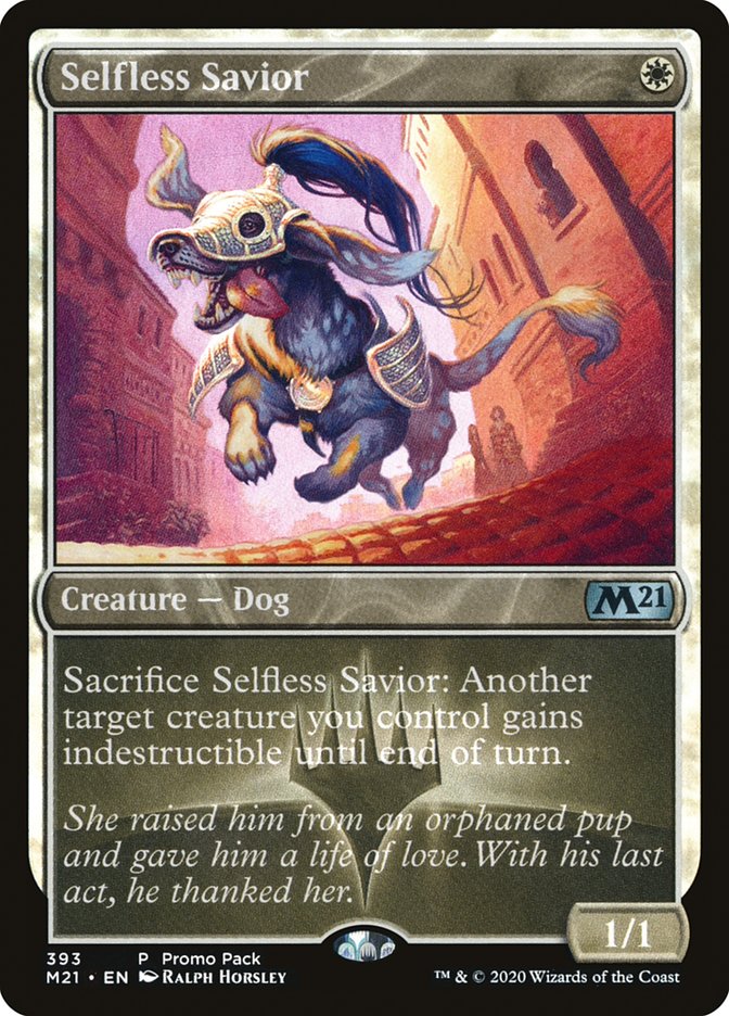 Selfless Savior (Promo Pack) [Core Set 2021 Promos] | Shuffle n Cut Hobbies & Games