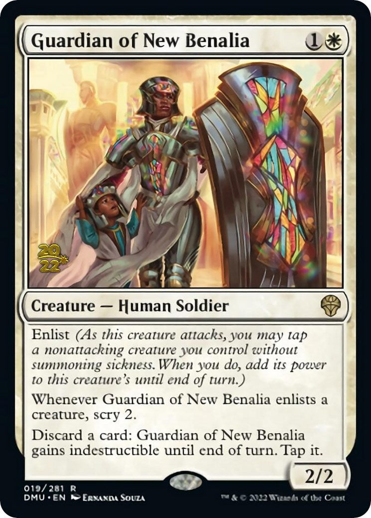 Guardian of New Benalia [Dominaria United Prerelease Promos] | Shuffle n Cut Hobbies & Games