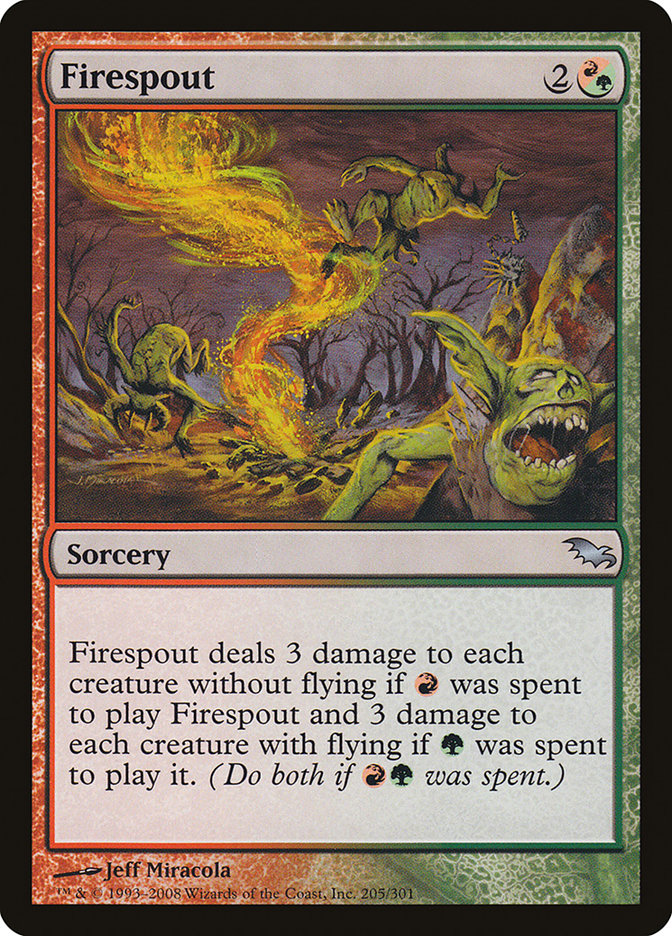 Firespout [Shadowmoor] | Shuffle n Cut Hobbies & Games