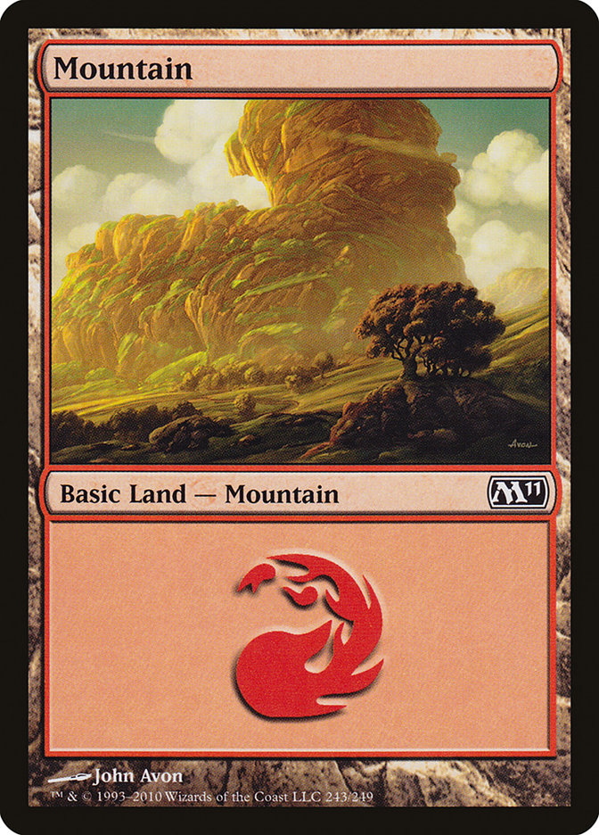 Mountain (243) [Magic 2011] | Shuffle n Cut Hobbies & Games