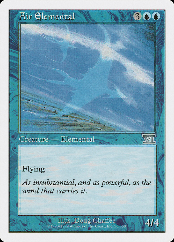 Air Elemental [Classic Sixth Edition] | Shuffle n Cut Hobbies & Games