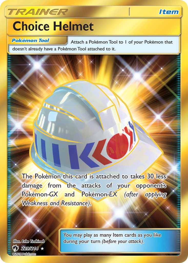 Choice Helmet (229/214) [Sun & Moon: Lost Thunder] | Shuffle n Cut Hobbies & Games