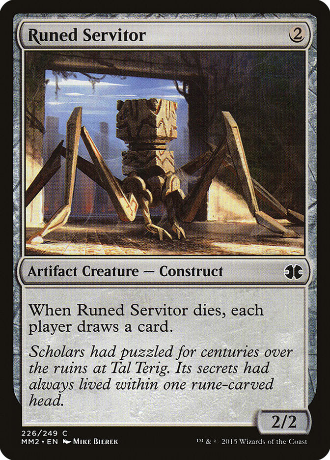 Runed Servitor [Modern Masters 2015] | Shuffle n Cut Hobbies & Games