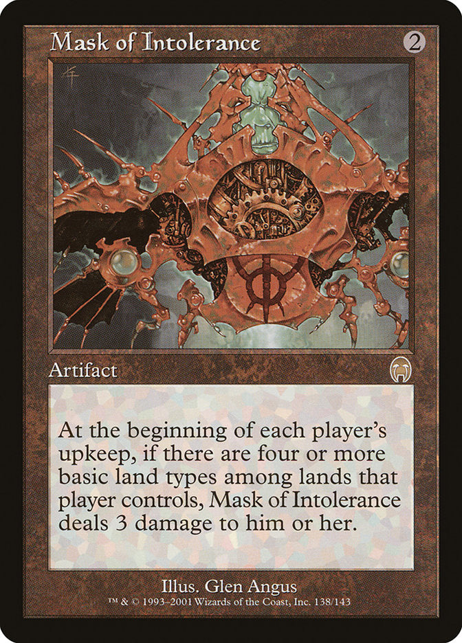Mask of Intolerance [Apocalypse] | Shuffle n Cut Hobbies & Games
