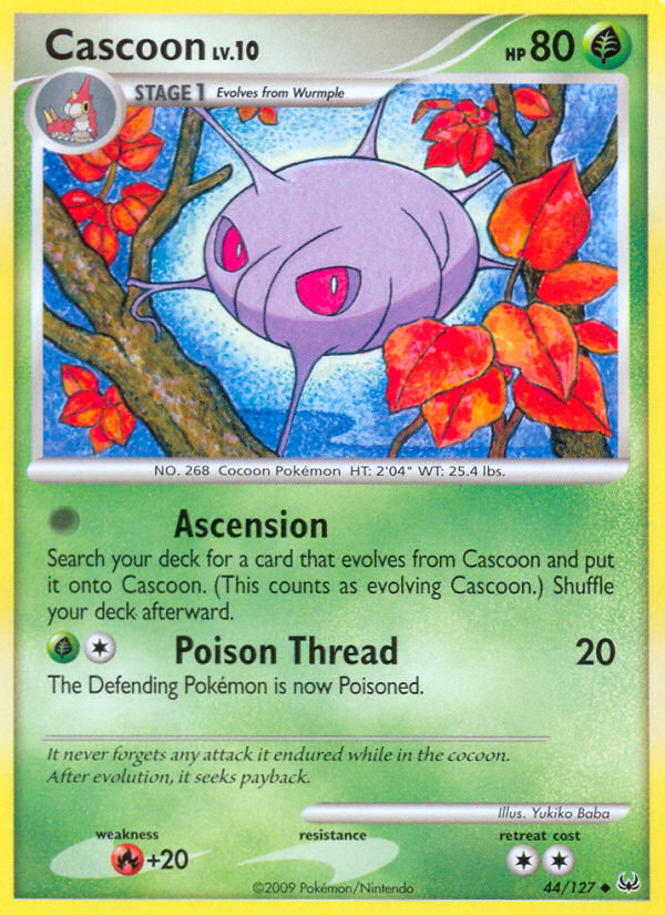 Cascoon (44/127) [Platinum: Base Set] | Shuffle n Cut Hobbies & Games