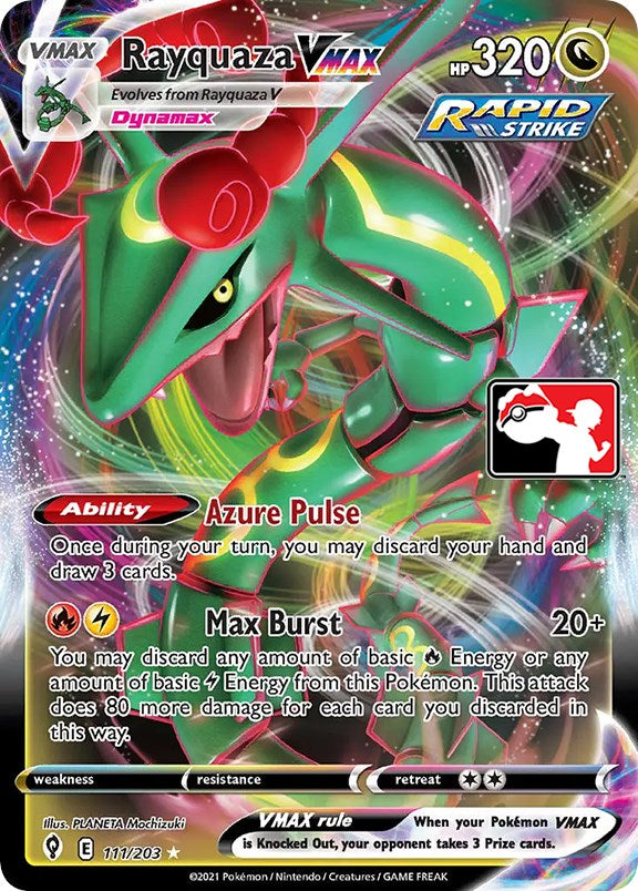 Rayquaza VMAX (111/203) [Prize Pack Series One] | Shuffle n Cut Hobbies & Games