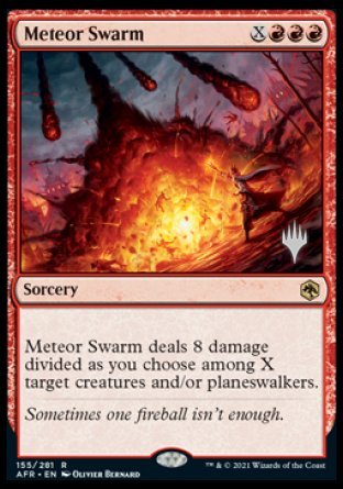 Meteor Swarm (Promo Pack) [Dungeons & Dragons: Adventures in the Forgotten Realms Promos] | Shuffle n Cut Hobbies & Games