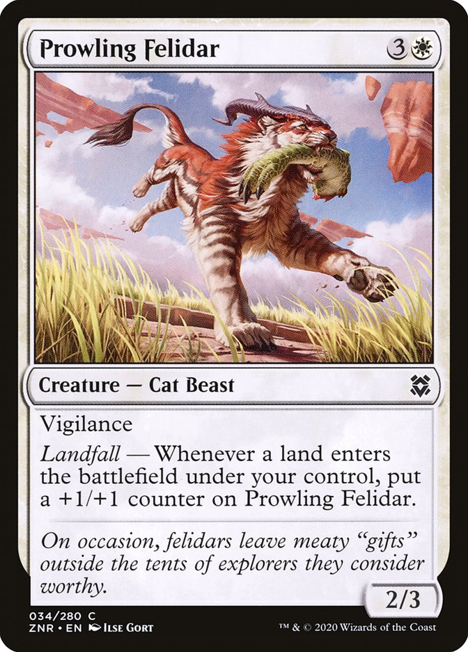 Prowling Felidar [Zendikar Rising] | Shuffle n Cut Hobbies & Games