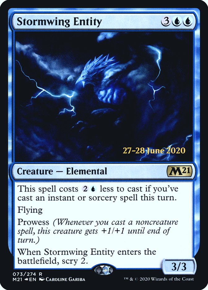 Stormwing Entity [Core Set 2021 Prerelease Promos] | Shuffle n Cut Hobbies & Games