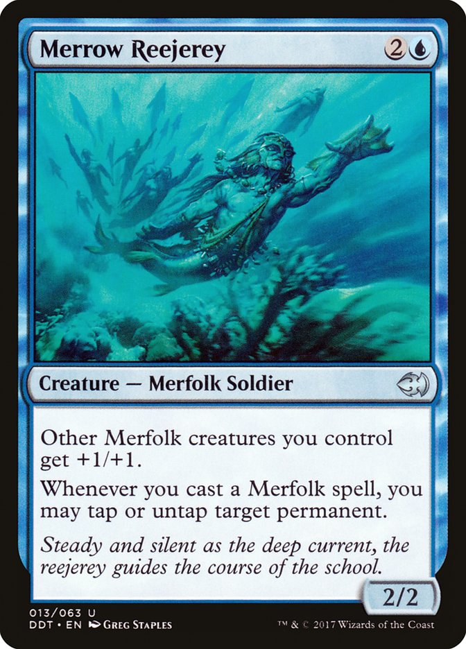 Merrow Reejerey [Duel Decks: Merfolk vs. Goblins] | Shuffle n Cut Hobbies & Games