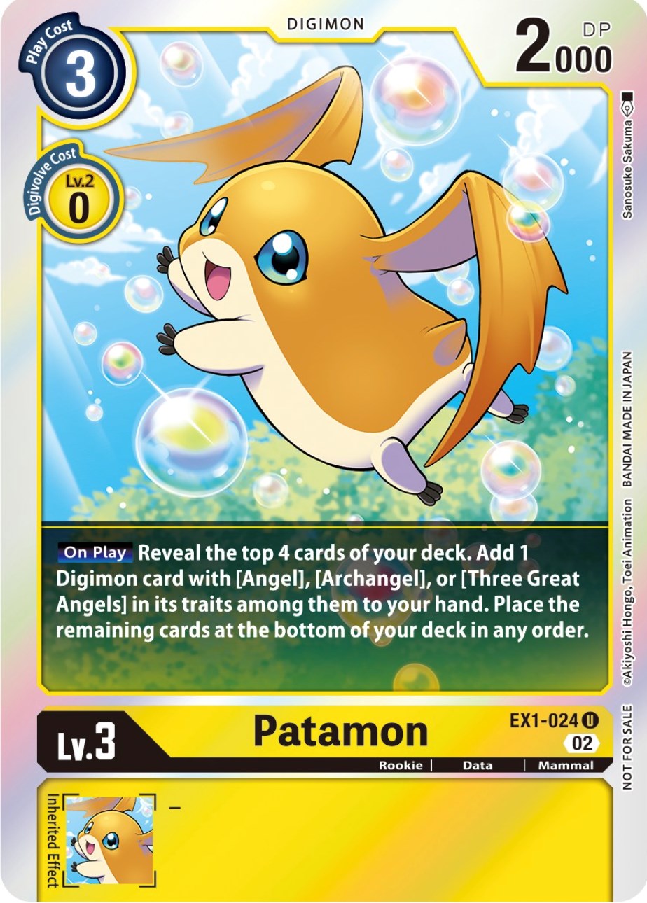 Patamon [EX1-024] (Official Tournament Pack Vol.8) [Classic Collection Promos] | Shuffle n Cut Hobbies & Games