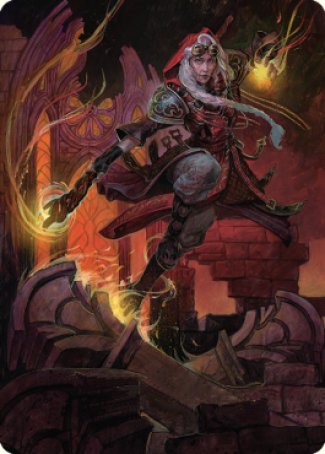Jaya, Fiery Negotiator Art Card 2 [Dominaria United Art Series] | Shuffle n Cut Hobbies & Games