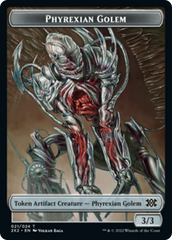 Bear // Phyrexian Golem Double-Sided Token [Double Masters 2022 Tokens] | Shuffle n Cut Hobbies & Games