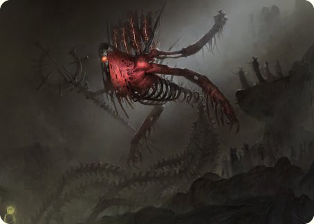 Drivnod, Carnage Dominus Art Card [Phyrexia: All Will Be One Art Series] | Shuffle n Cut Hobbies & Games