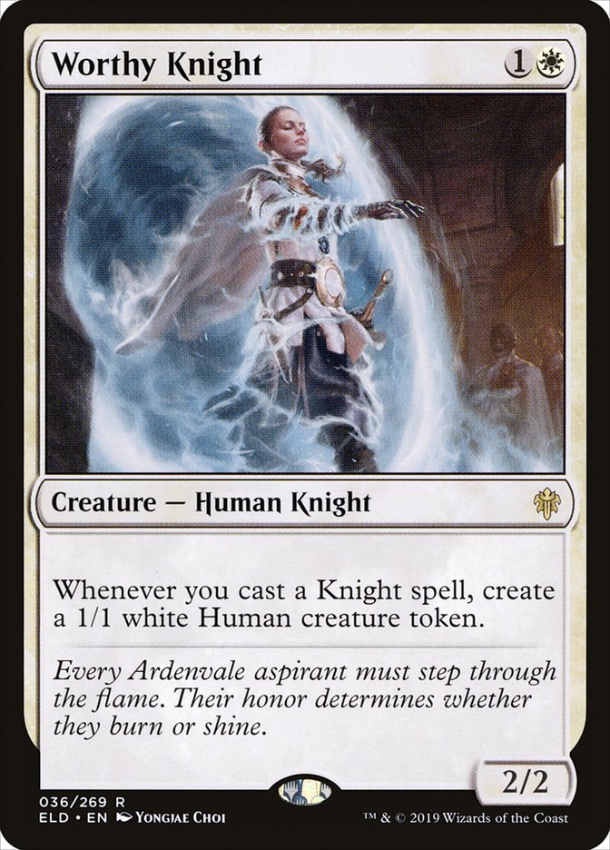 Worthy Knight [Throne of Eldraine] | Shuffle n Cut Hobbies & Games