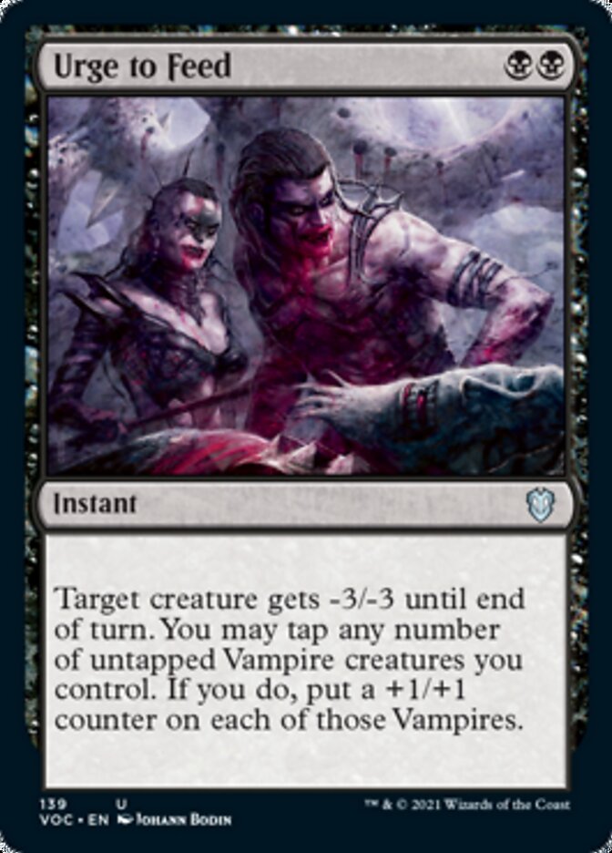 Urge to Feed [Innistrad: Crimson Vow Commander] | Shuffle n Cut Hobbies & Games