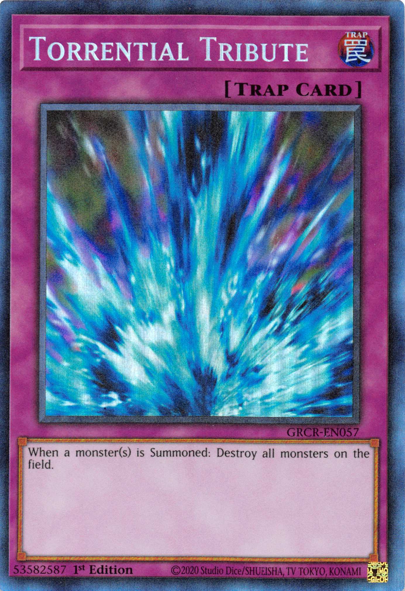 Torrential Tribute [GRCR-EN057] Collector's Rare | Shuffle n Cut Hobbies & Games