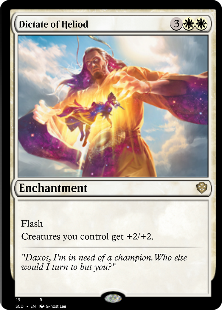Dictate of Heliod [Starter Commander Decks] | Shuffle n Cut Hobbies & Games