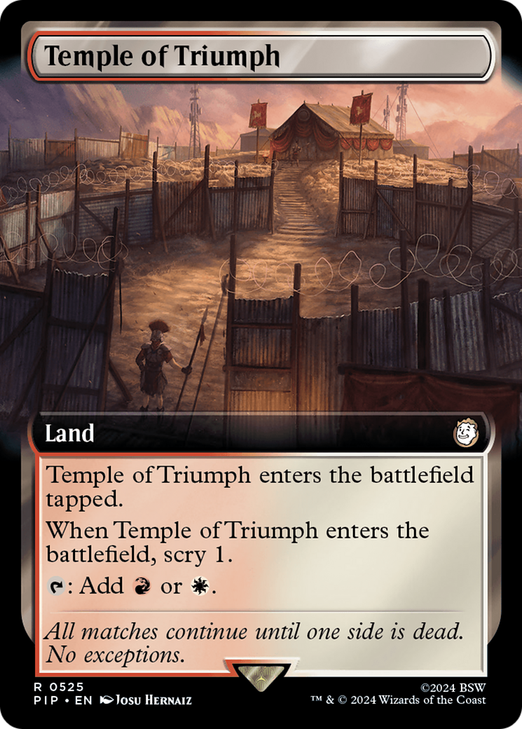Temple of Triumph (Extended Art) [Fallout] | Shuffle n Cut Hobbies & Games