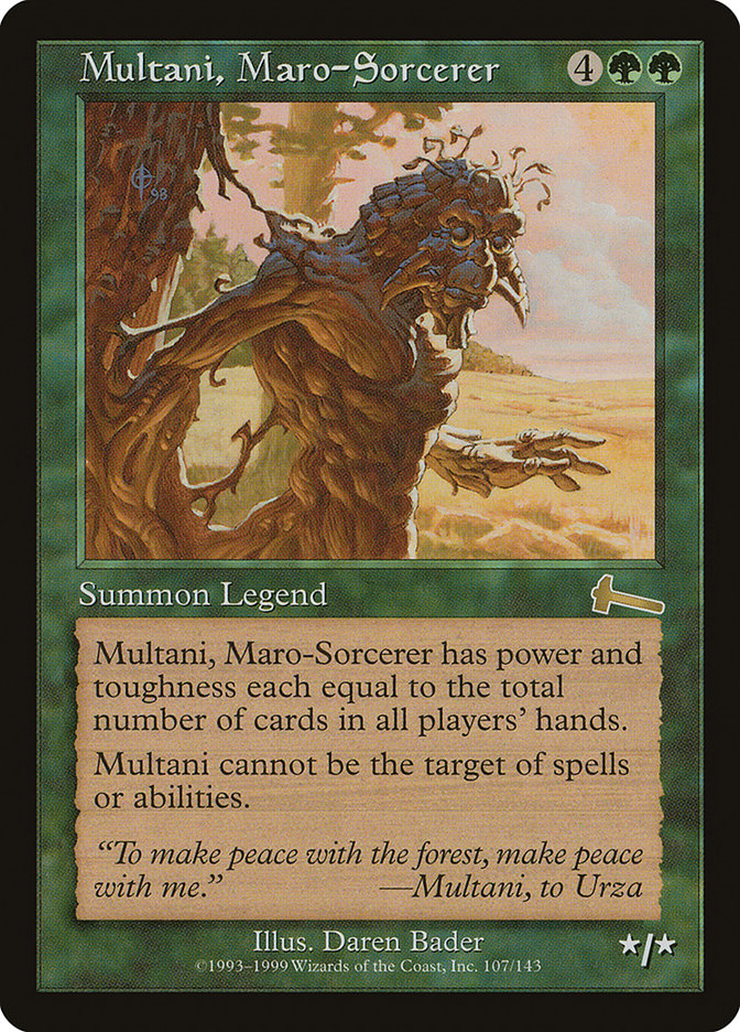 Multani, Maro-Sorcerer [Urza's Legacy] | Shuffle n Cut Hobbies & Games