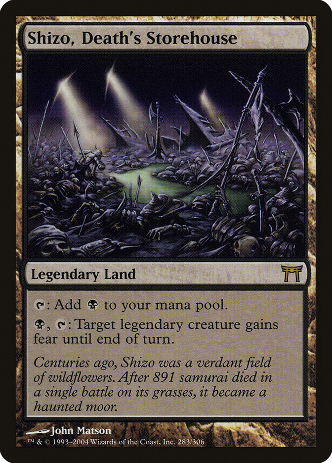 Shizo, Death's Storehouse [Champions of Kamigawa] | Shuffle n Cut Hobbies & Games