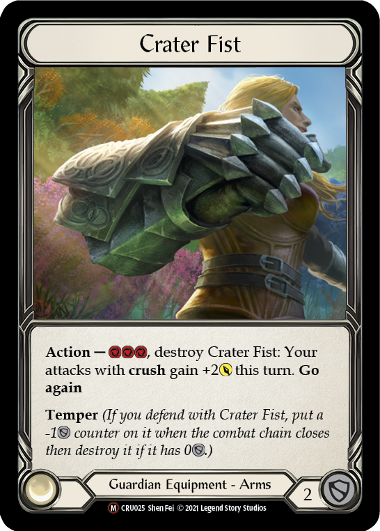 Crater Fist [CRU025] Unlimited Normal | Shuffle n Cut Hobbies & Games