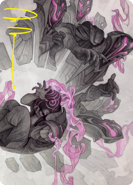 Rise of Extus Art Card (Gold-Stamped Signature) [Strixhaven: School of Mages Art Series] | Shuffle n Cut Hobbies & Games
