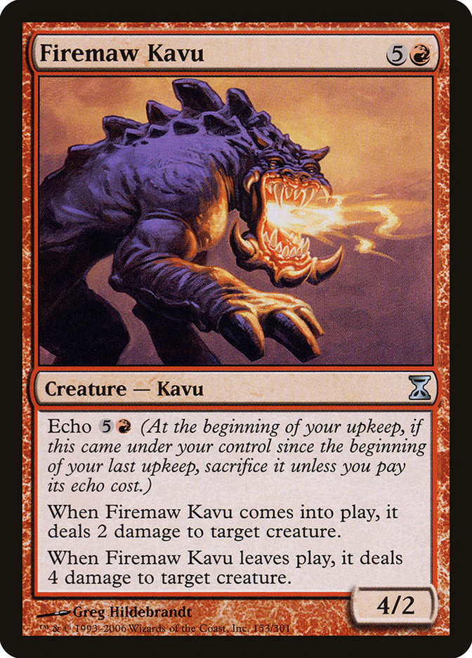 Firemaw Kavu [Time Spiral] | Shuffle n Cut Hobbies & Games