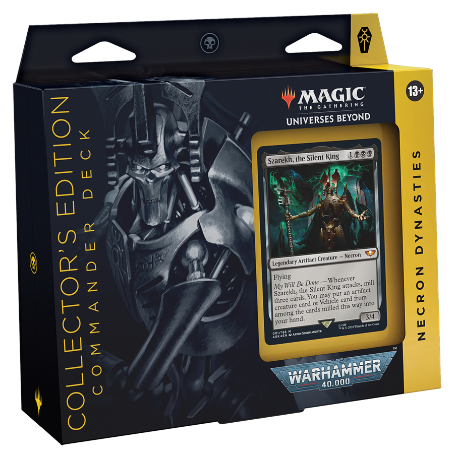Warhammer 40,000 - Commander Deck (Necron Dynasties - Collector's Edition) | Shuffle n Cut Hobbies & Games